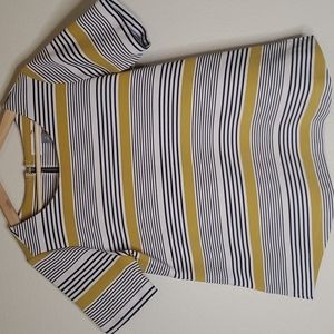 Old Navy Maternity Top Blouse Stripped  Medium